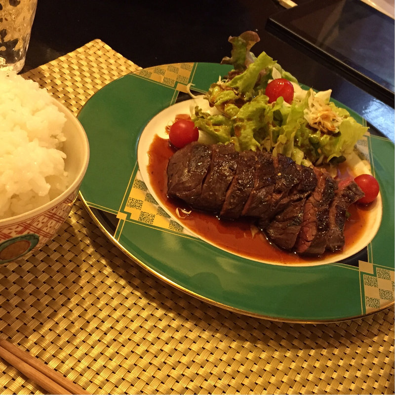 ハラミステーキ定食(四季 彩粋 堂島店 （しき さいさい）)