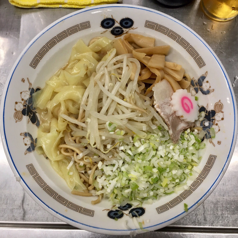 ワンタンメン油そば(中華そば みたか )