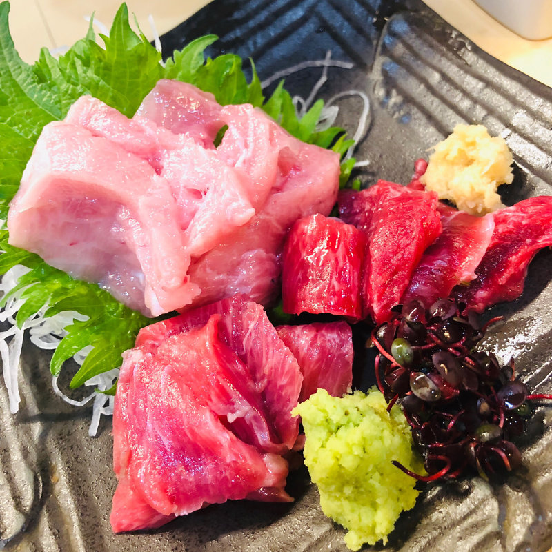 まぐろの良いところ盛り合わせ(喜多郎寿し)