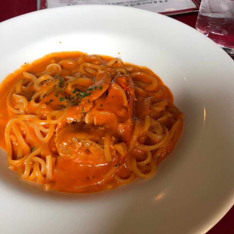 ワタリガニのトマトソースパスタ(Restaurant padma (レストラン パドマ))