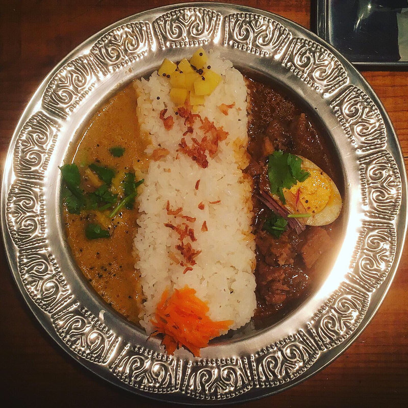 あいがけカレー(Artbar星男)