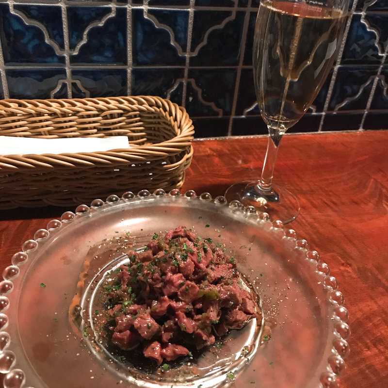 蝦夷鹿のタルタル(ニコ アパルトマン)