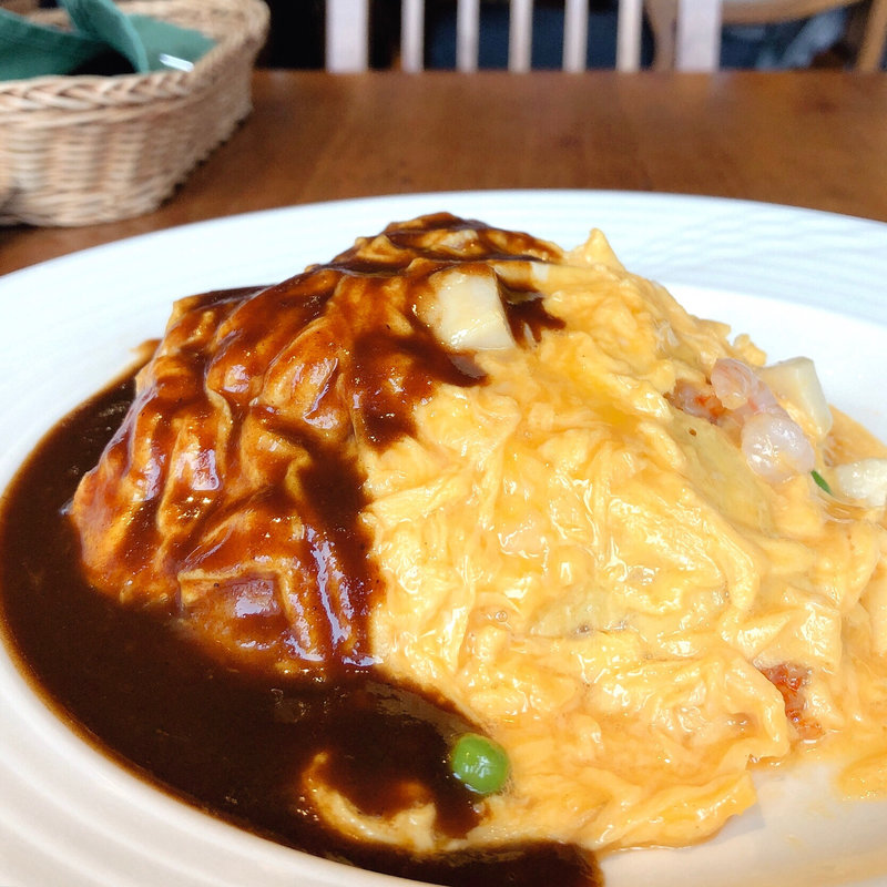 オムレツライス デミグラス(グリル満天星 麻布十番 丸ビル店（グリルマンテンボシアザブジュウバン）)