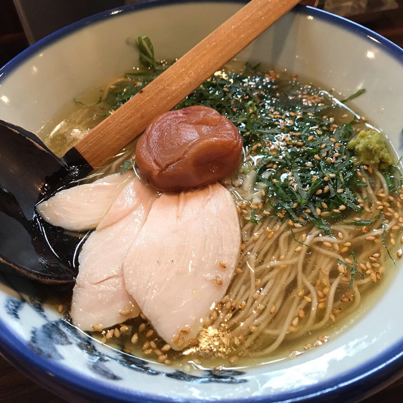 大葉香る梅塩そば(限定)(AFURI 六本木交差点)