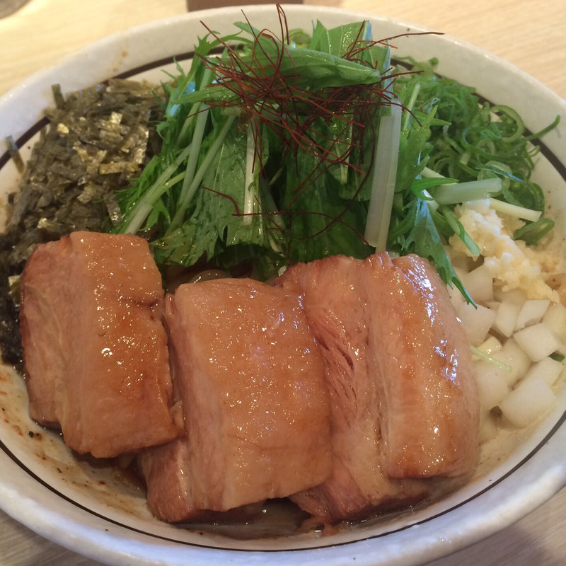 トロ肉のせ和え麺(麺屋はなび 桑名店)