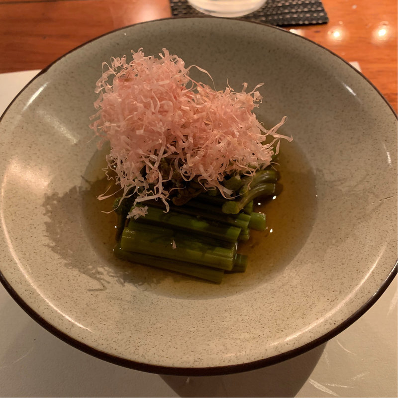 わらびお浸し(すろーふーど三次)