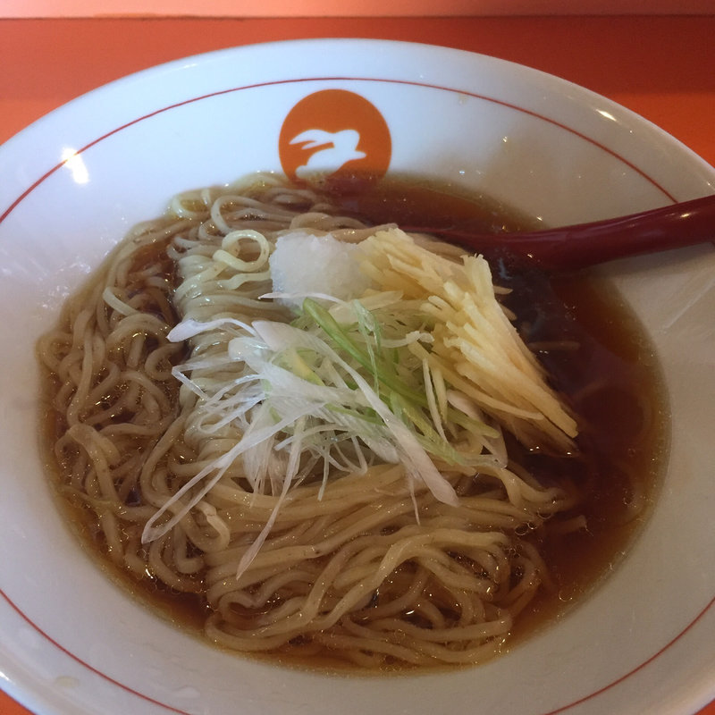 朝ラー   冷たいの(中華そば うさぎ )