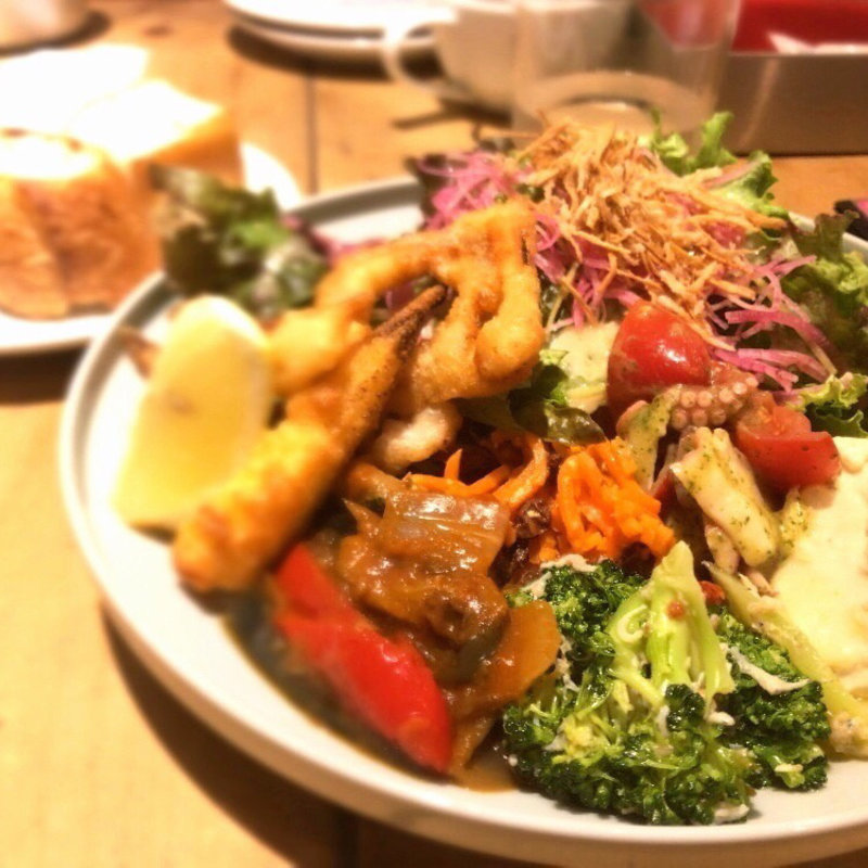 野菜のお惣菜ランチ [メインプレートスープ パン](Pizzeria CUORERUDINO)