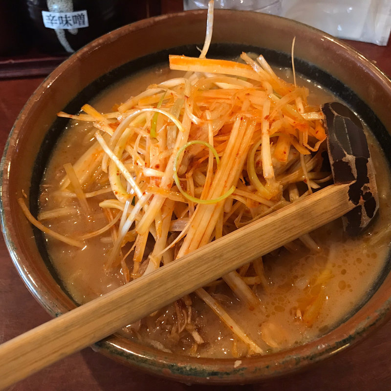 北海道味噌肉ネギラーメン(麺場 彰膳 八幡西店)