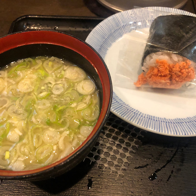 味噌汁(本家しぶそば)