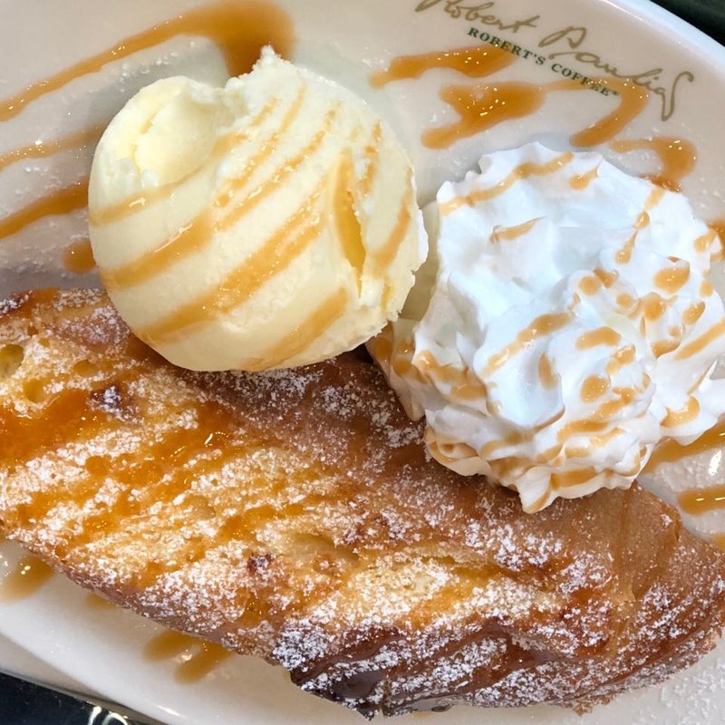 フレンチトースト キャラメルソース(ロバーツコーヒー)