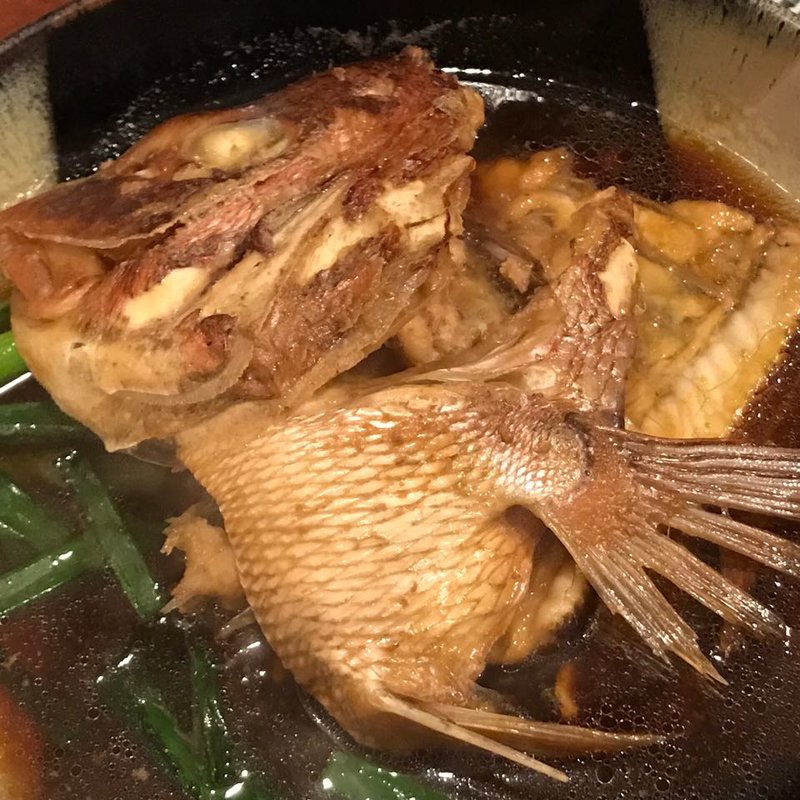 鯛のかぶと煮(茄子美)