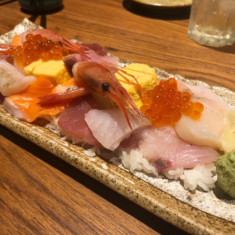 函館直送鮮魚入り 刺身七点勝手盛(北海道 横浜西口駅前店 )