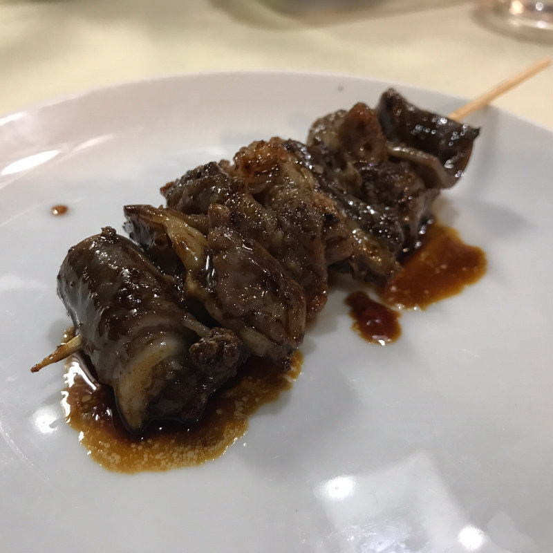 ニンニクの香り タレ味 もつ焼(金の字 支店 （きんのじ）)