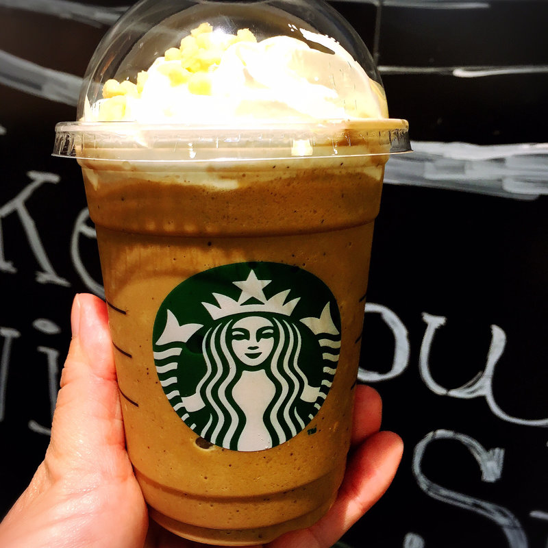 ロイヤルミルクティーフラペチーノ(スターバックスコーヒー エキュート立川店)