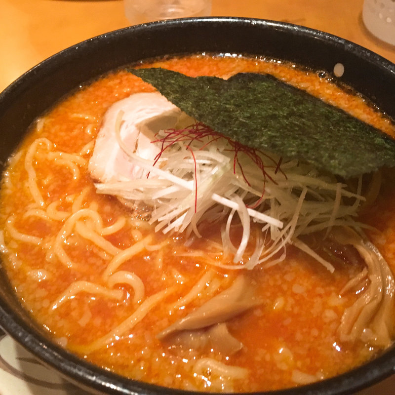 豚辛そば(らーめん大地 )