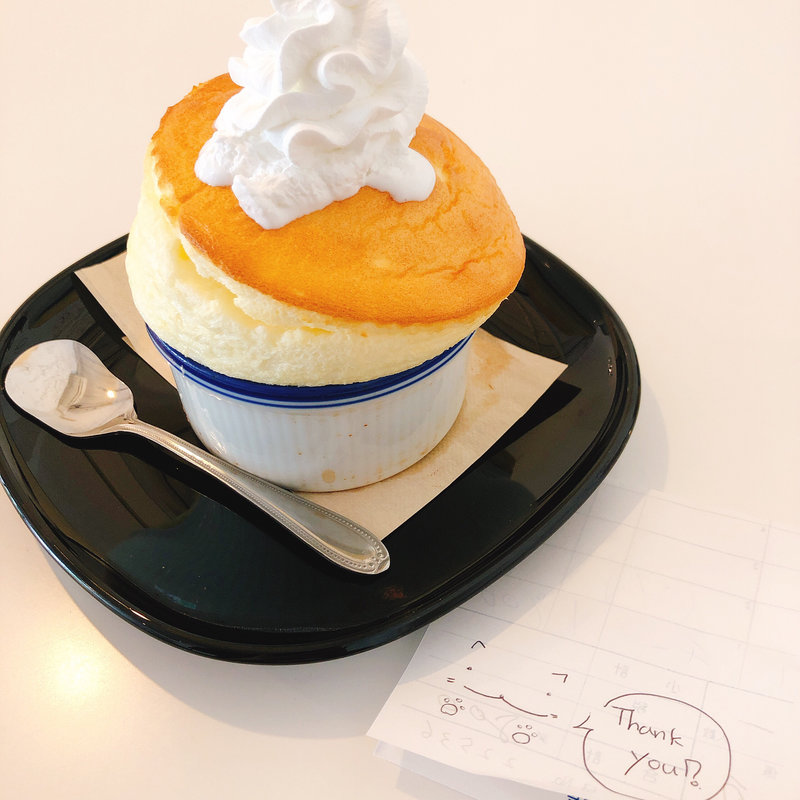 チーズスフレ(Fun Space Cafe 天保山店)