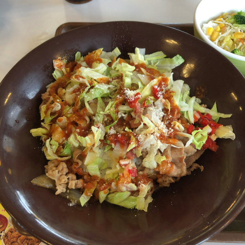 辛レタトマ牛丼(すき家 467号藤沢長後店 )