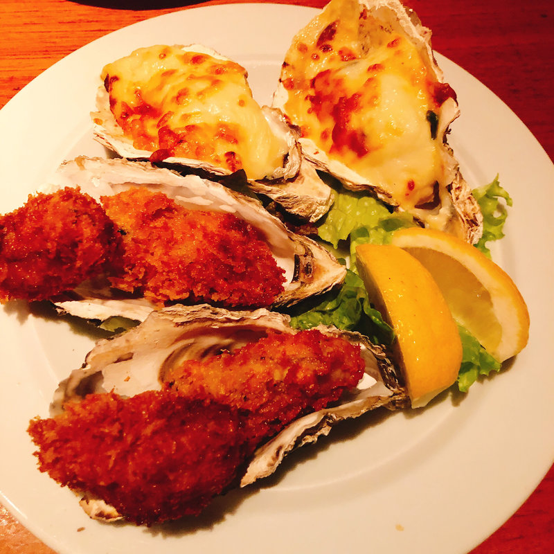 牡蠣フライ＆牡蠣グラタン(オイスターバー＆レストラン オストレア六本木店 Ostrea oysterbar&restaurant)