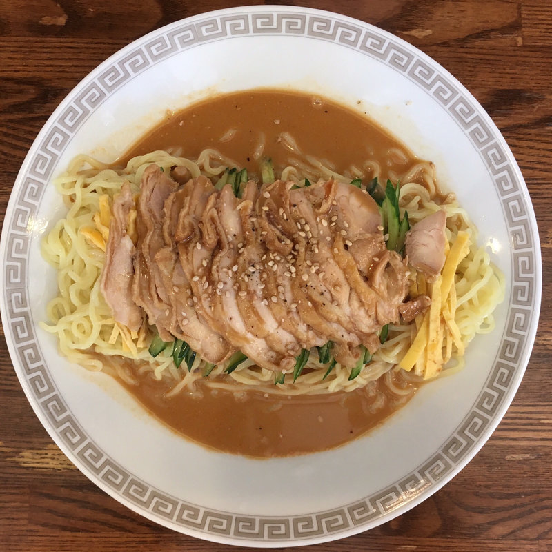 冷しそば（とりごま味）(萬福)