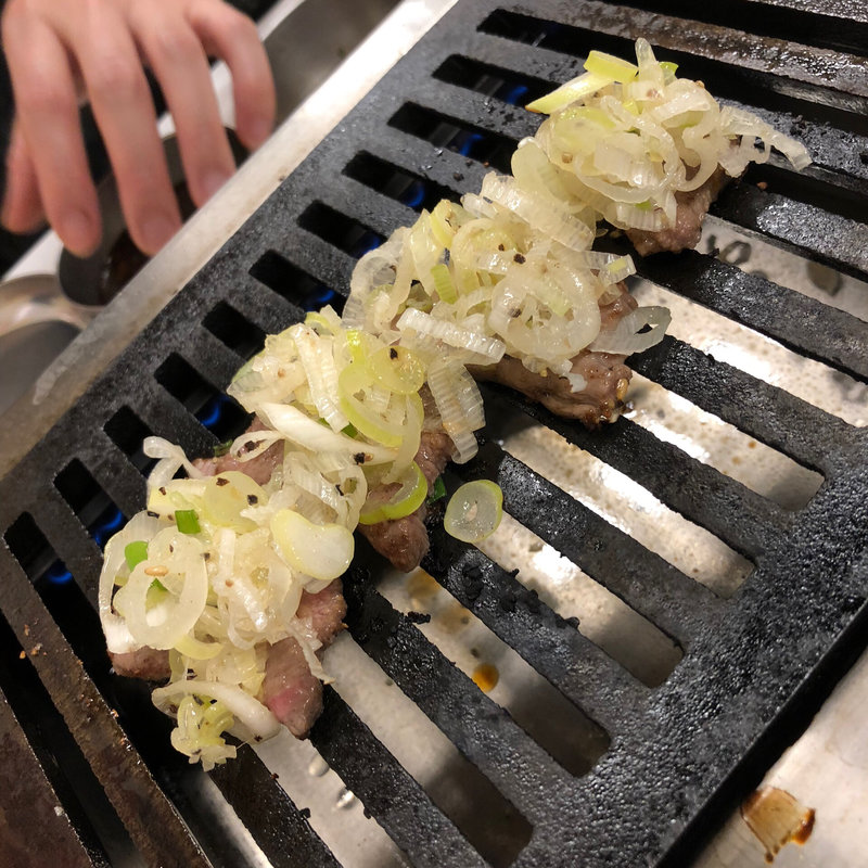 ねぎタン塩(大阪焼肉・ホルモン ふたご 日暮里店)