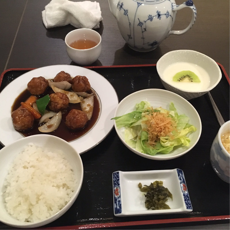 酢豚定食(福全徳)