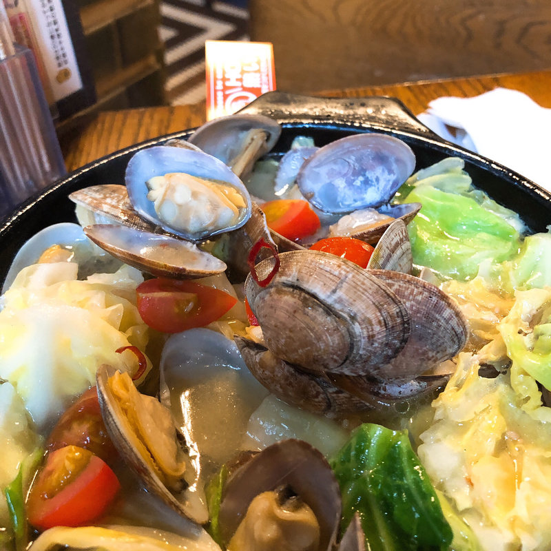 あさりとキャベツの酒蒸し(ビヤホールライオン 銀座七丁目店 )