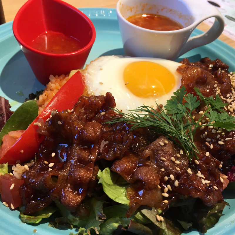 サラダジャンバラヤ(むさしの森珈琲)