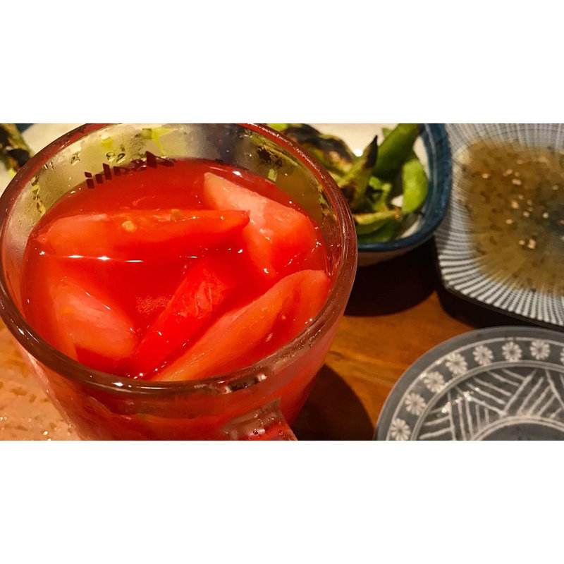 トマト酎ハイ(まるまさ家 姫路のれん街)