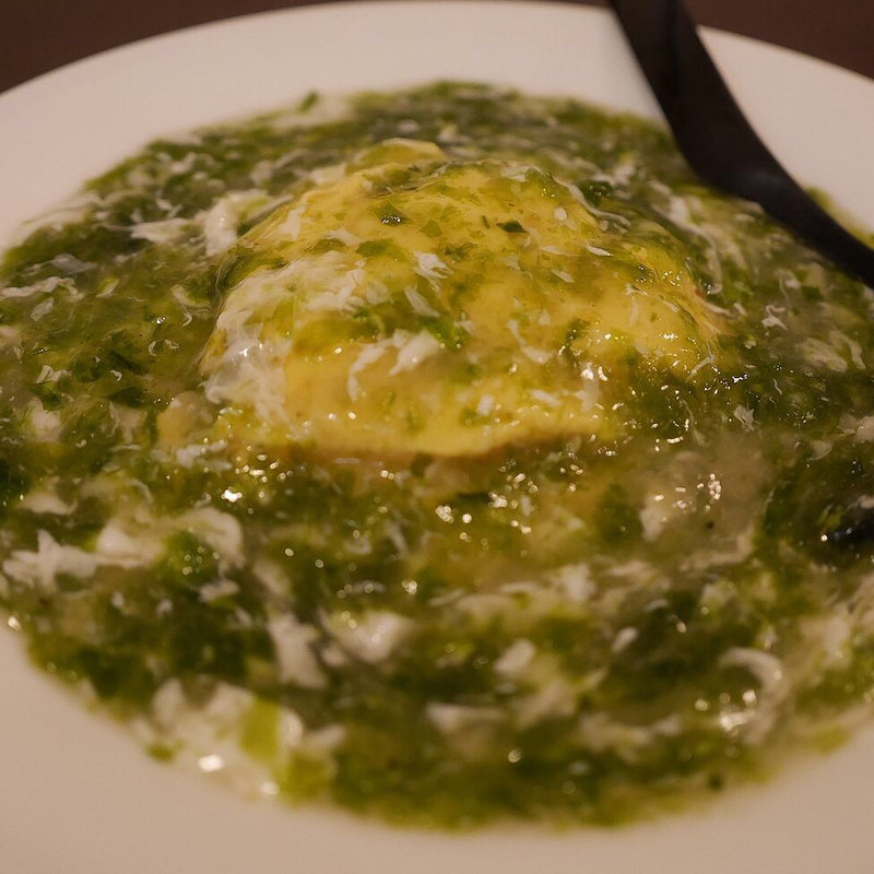 ふんわり卵のあおさあんかけ(居酒屋ダイニングふう)