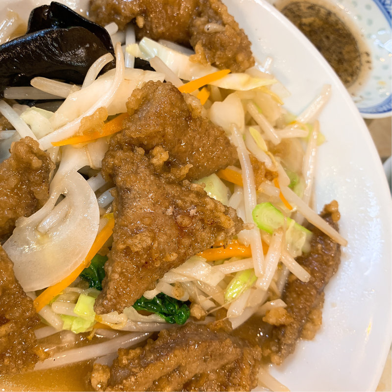 レバ野菜炒め(水新菜館 （ミズシンサイカン）)