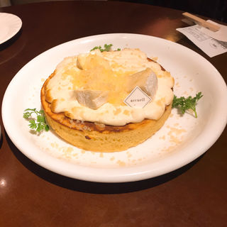 トリプルチーズパンケーキ(カフェ アクイーユ 恵比寿)