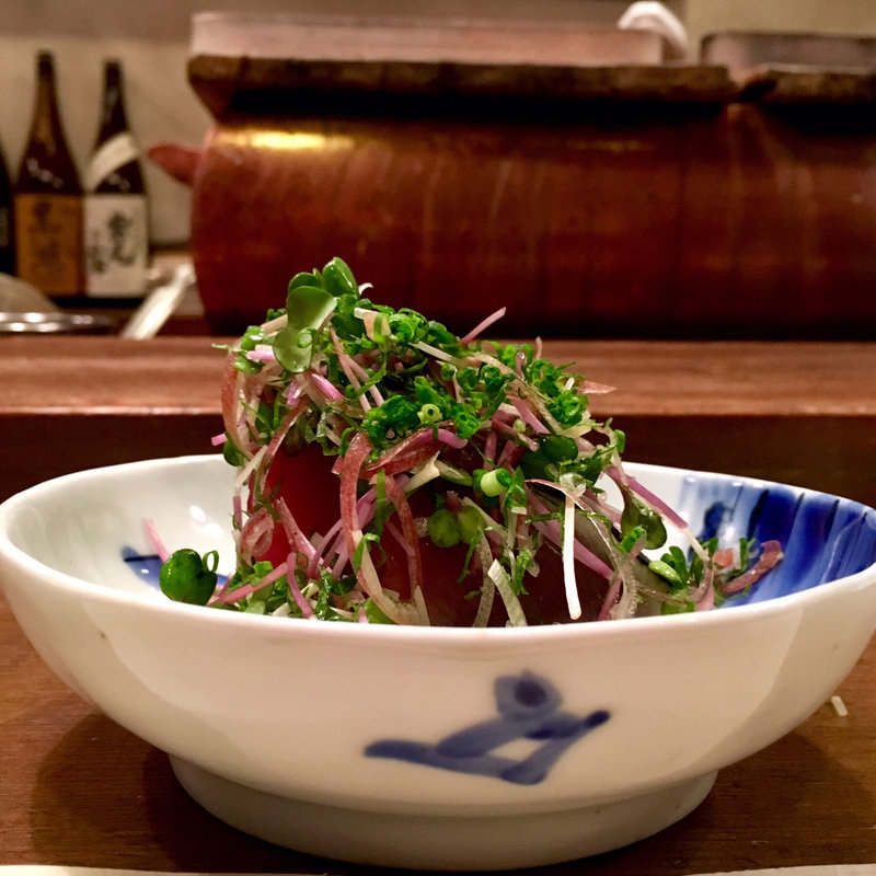 鰹のたたき(馬場頭ふろ)