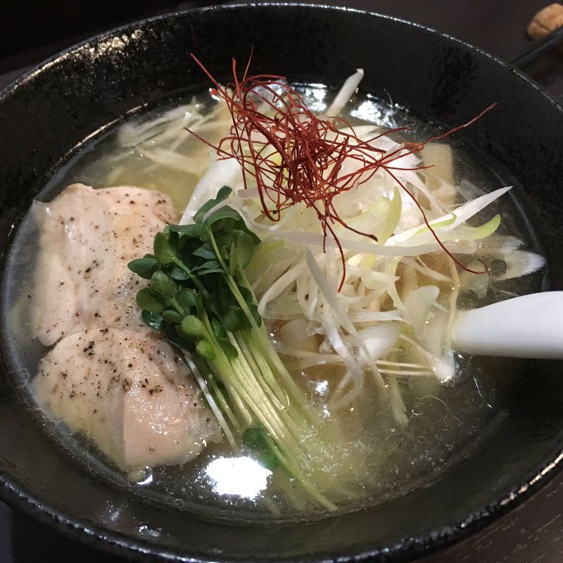 鳥塩ラーメン(十五屋 )
