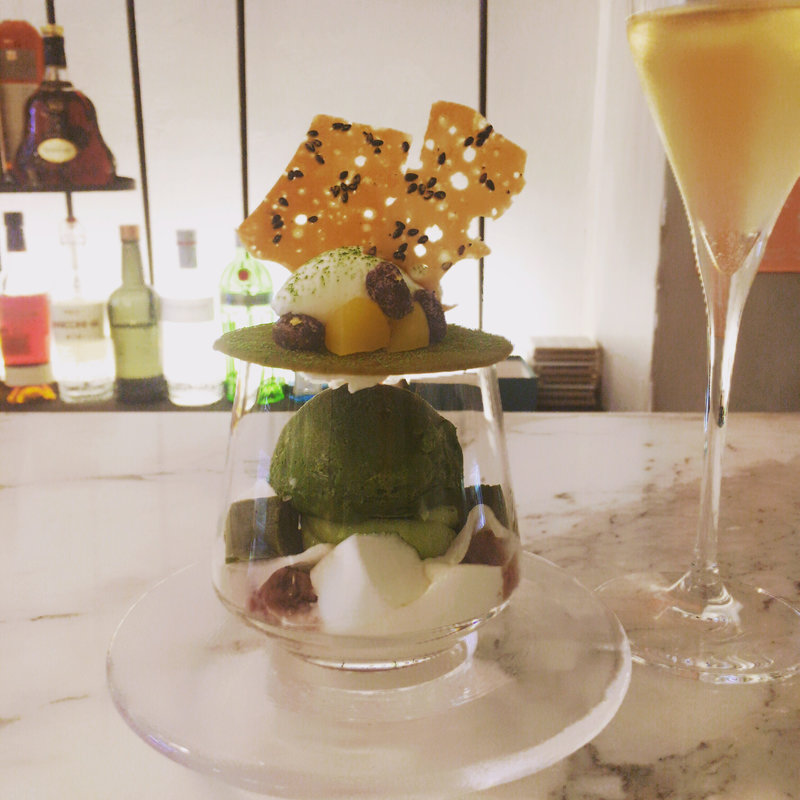 抹茶パフェ  和風(フィナンシェ )