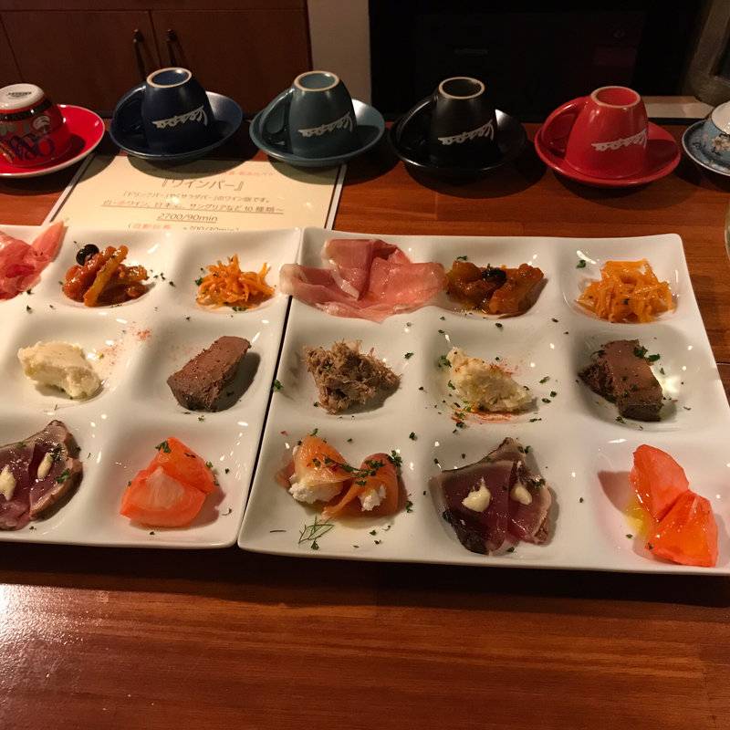 前菜盛り合わせ(エノテカ ルイサ)