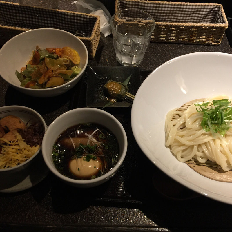 つけ麺定食(豚角煮)(花雷 )