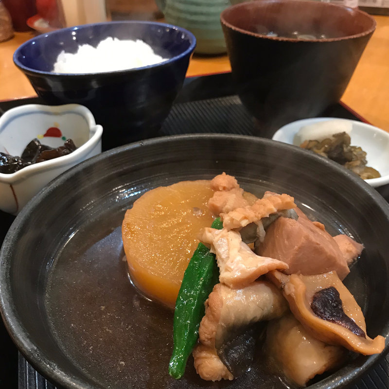 大根と穴子のうま煮定食(酒処 やまね )