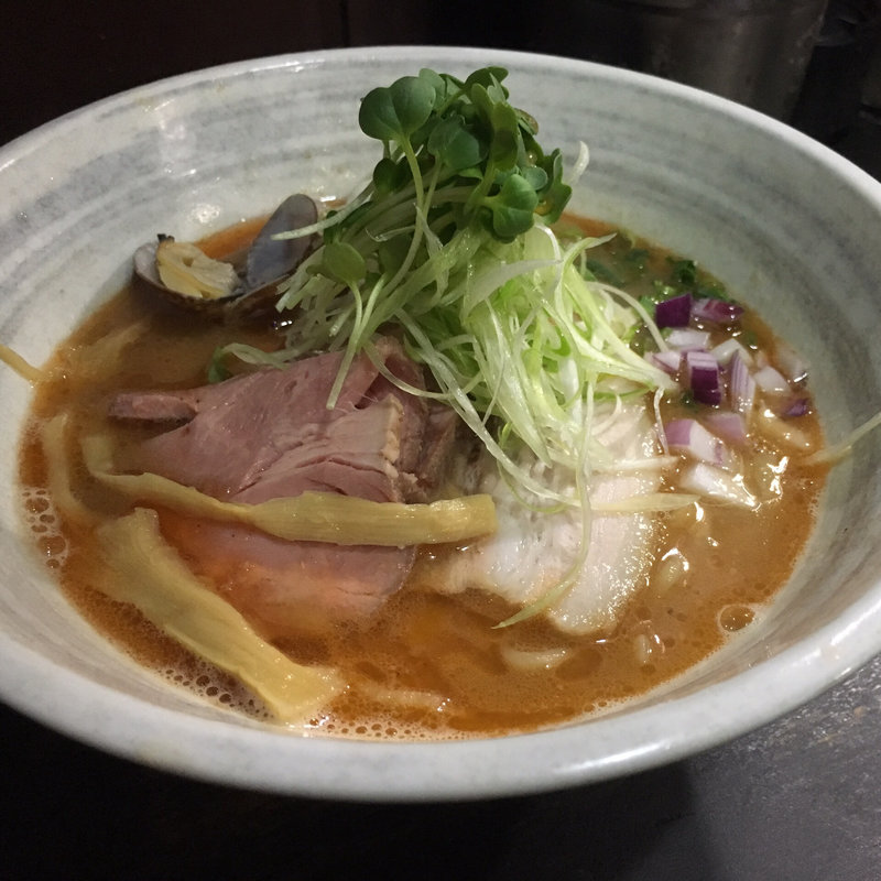 エビ味噌ラーメン(らぁめんこはく )