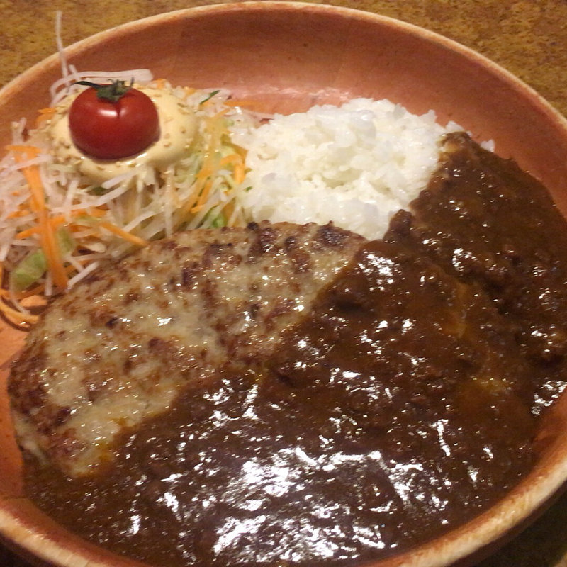 カレーハンバーグディッシュ(びっくりドンキー 瀬戸店)