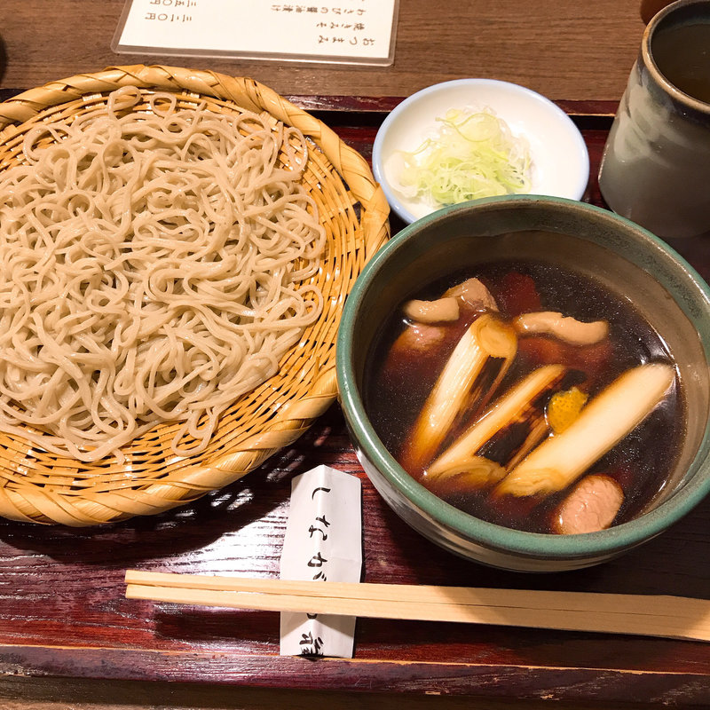 鴨ざるそば(手打そば しながわ翁)