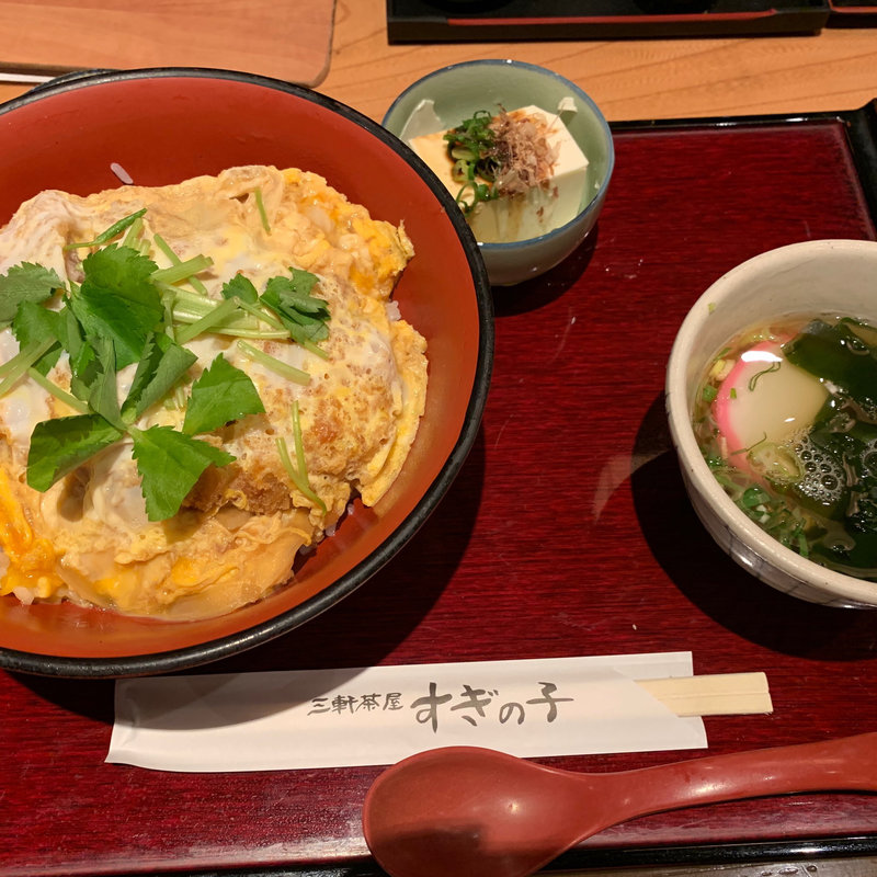 カツ丼セット(お山のすぎの子)