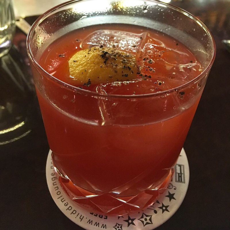 ベーコンウォッカのブラッディシーザー(麻布十番 BAR 新海)