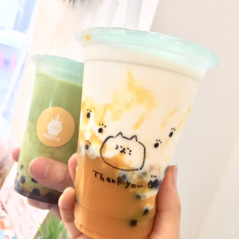 マンゴータピオカラテ(フルーツ&)