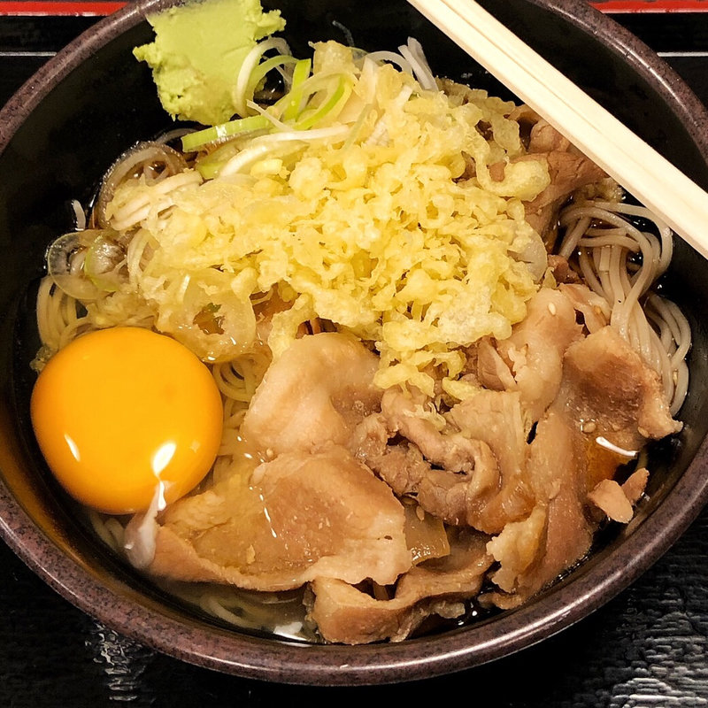 肉そば(ゆで太郎 水道橋店 )
