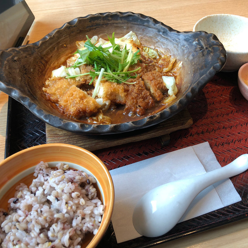 味噌カツ煮定食(大戸屋ごはん処 東陽町イースト21店)