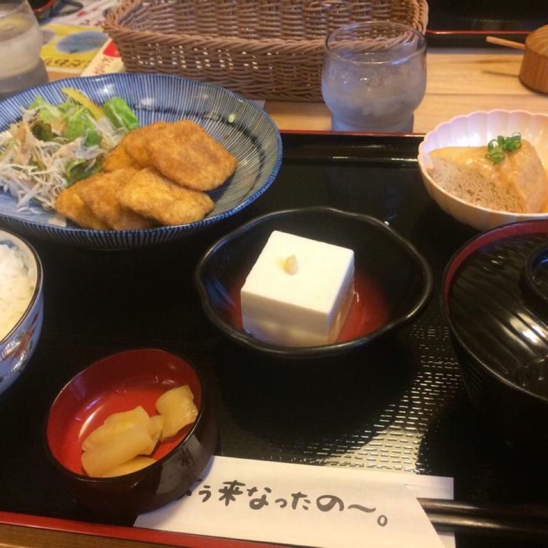 豆腐カツ御膳(谷口屋 )