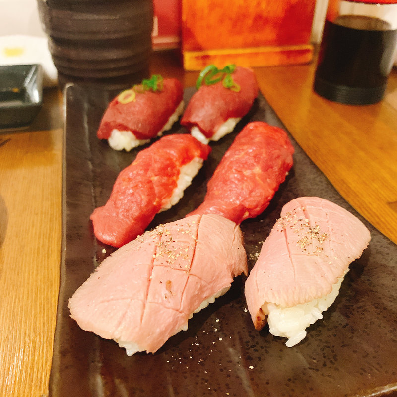 タン 赤身 漬け赤身(肉寿司 大井町店 )