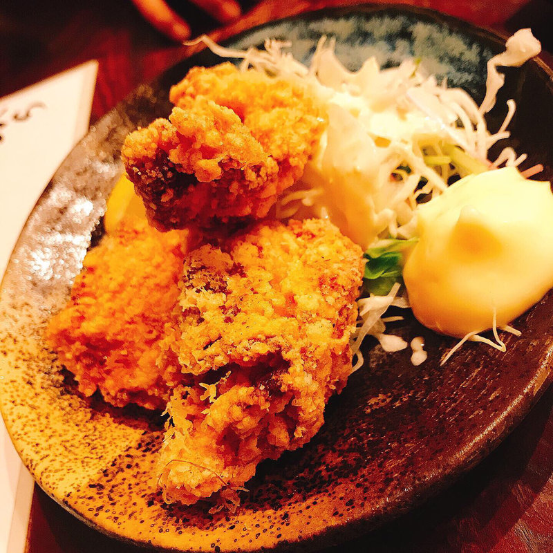 鶏カラ小(食堂うめぼし)