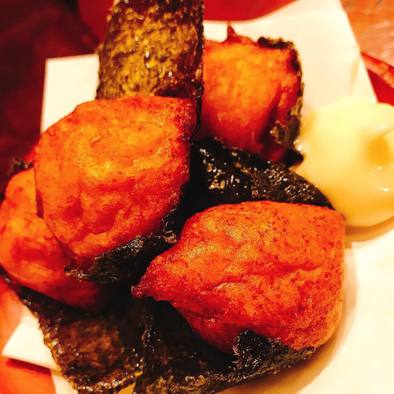 明太子磯辺揚(食堂うめぼし)